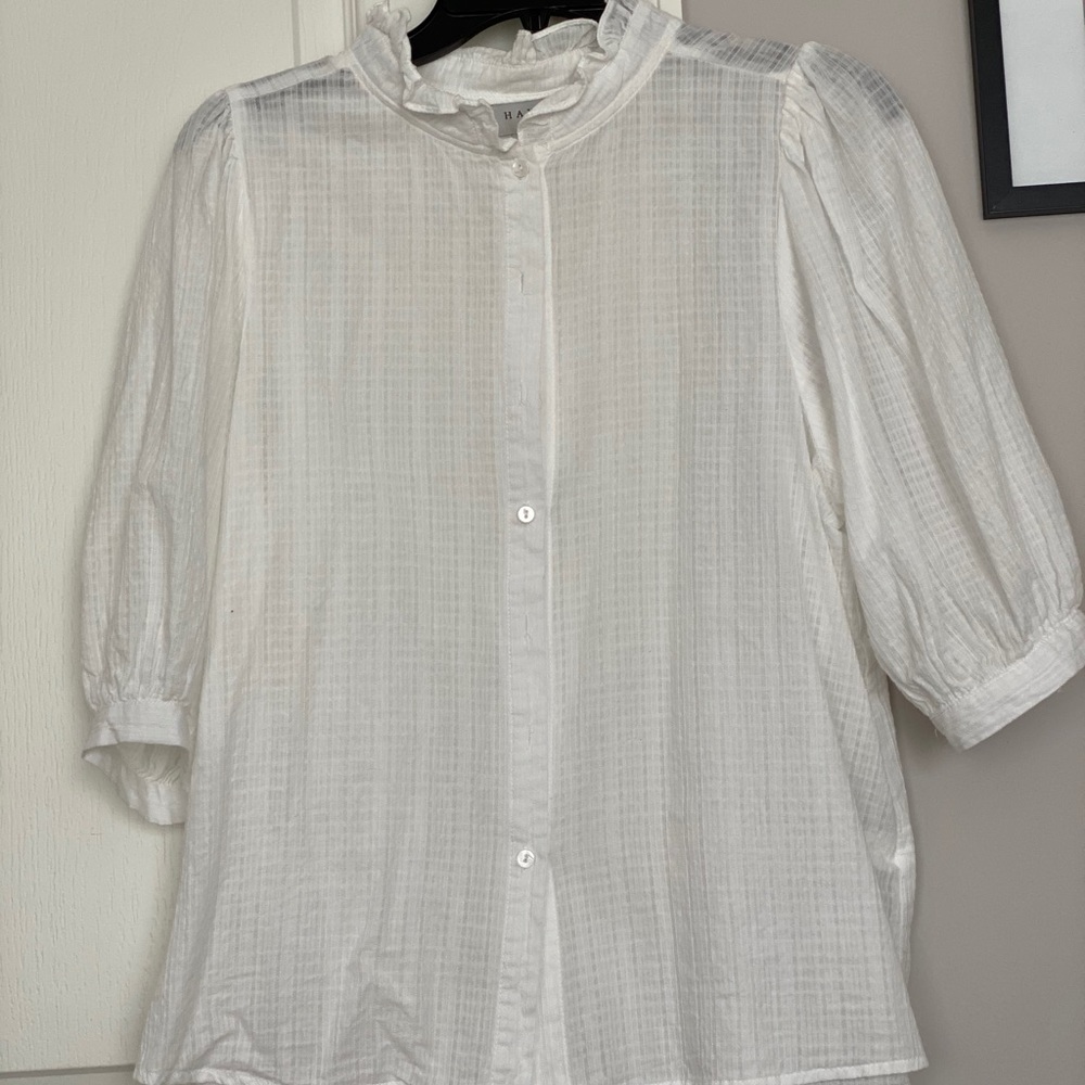 Hayden white shirt medium 100% cotton